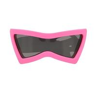 Dog Sunglasses, Windproof Cat Glasses, UV Protection Eyewear, Adjustable Strap Design, Pet Eye Safety Gear for Beach, Trip, Hiking, Adventure, Summer, Outing, Walking, Cat, 3.94x1.77 Inches