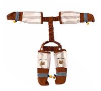 Dog Suspender Boots Dustproof Waterproof Dog Boots with Harness Adjustable Non-Slip Quick Release Protective Outdoor Walking Suspender Shoes for Puppies, SDog