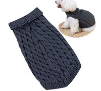 Dog Sweaters, Winter Dog Knitted Sweater, 56.98x9801 Inches Soft Warm Cozy Sweatshirt, Cold Pet Clothes, Lightweight Pullover Jacket for Small Medium Large Pets, Puppy, Kitten