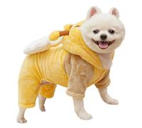 Dog Sweatshirt - Warm Flannel Pet Hoodie, Soft Comfortable Fabric, Jersey Design | Puppy Cat Jumpsuit For Small Medium Large Breed Indoor Outdoor Walking Travel Holiday Use
