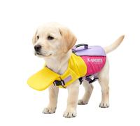 Dog Swim Vest Reflective Adjustable with Enhanced Rescue Puppy Swim Vest