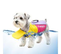 Dog Swim Vest Reflective Adjustable with Enhanced Rescue Puppy Swim Vest
