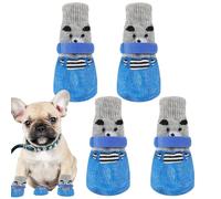 Dog Tab Protector, No Lip Perros Para Perros, Transpirable No Slip Zapatos Para Calcetines Flexibles Para Mascotas, Para Suelos De Madera, Alfombras,