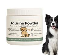 Dog Taurine Powder, Heart Support Powder, Easily Absorbed Formula, Fast Acting Health Booster, Puppy Nutritional Blend with Concentrated, Pet Cardio Care for Walking and Home