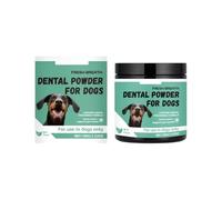 Dog Teeth Cleaning Powder | 100g Gum Teeths Powder | Puppy Breath Refresher | Cleaner Powders For Pet Teeth For Small Medium Large Dogs Veterinary Post-Meal Daily Routine Outdoor Shower