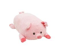 Dog Teething Toys, Squeaky Pet Plush, & Bite-Resistant Design, Soft & for Teeth and Gums, Puppy Chew Toy,The Gentle Plush Is Designed to Be Soft Your Dogs,Pink