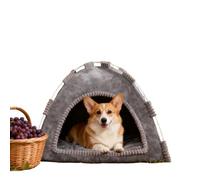 Dog Tent Indoor - Soft Plush Cat Shelter Bed, Portable Foldable Enclosed Cat Bed | Warm Plush Dog Cave for Home Pets, Cats, Kittens, Rabbits, and Small Dogs | Winter Shelter for Comfort and Relaxation