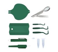 Dog Tick Tools, Pet Puller Set, 11 x 11 cm, 4,33 x 4,33 pulgadas, multifuncional ergonómico kit, Effective Flea and Tick Remover, ideal para perros, gatos, multimascotas