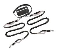 Dog Tie out Cable, Reflective Training Lead, Heavy Duty Pet Leash, Steel Wire Rope, Weather-Resistant Storage Bag Included, Ideal for Large Dogs, Outdoor Running Use