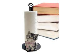 Dog Toilet Paper Holder, Wooden Cat Dog Cute Standing Funny Stand, Toilet Paper Holder Stand, Countertop for Kitchen Trailer Camping Travel Home Guest House Cabinet Inside Daily Dining Room
