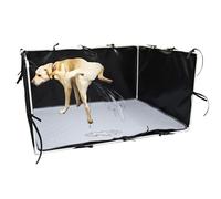 Dog Toilet with High Walls - Dog Litter Box | Puppy Pee Pad Holder with High Walls | 35 pulgadas Large Dogs Litter Enclosure | Easy Clean Adjustable Pet Toilet Fence 600d for interior and Outdoor