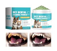 Dog Tooth Powder - Pet Cleaning Aid, Odor And Control, Promotes Healthy Teeth And Gums Gentle Formula | Easy Application For Pets Puppies Adult Pets Ideal Hygiene Accessory