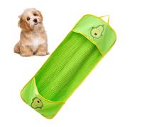 Dog Towel - 23.62 Inches Shower for Quick Drying, Comfortable Grooming with Hand Pockets, Bath Accessory for Cats, Puppy, Cleaning, Routine, Outdoor Adventures, Home, Daily Use