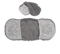 Dog Towel - Microfiber Paw Drying Cloth, Fast Absorb Pet Cleaning Wrap with Sturdy Fiber Texture, Rapid Moisture Capture Function, Ideal for Bathroom Bathtub Washing Grooming Care