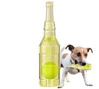 Dog Toy Bottle Sound | Interactive Floating Squeak Toy | Pet Supplies, Sound Grinding Teeth Resistant Bite | Teething Tennis Bottle with Tennis Ball Inside For Small, & Medium Dogs