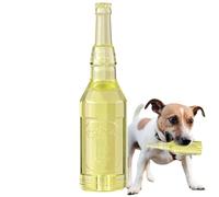 Dog Toy Bottles, Floating Squeaky Toy, Fun Teething Aid with Tennis Ball Inside, 7,87 in Engaging Pet Supplies, Interactive Pet Chewer for Small and Medium Puppy