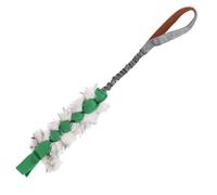 Dog Toy Rope - Juguete de masticación de algodón duradero, Jueces de cachorros interactivos | Tamaño de cordero elástico con característica de sonido chirriante, juguete de dentición divertido para pe