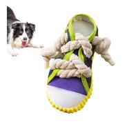 Dog Toy Shoe - Puppy Chew Play, Calzado interactivo de mascotas | Novedad de la mordedura de entrenamiento canino, búsqueda de goma duradera, diversión de felpa, elegante juego de patas de sabues