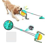 Dog Toy with Empty Suction Cup, Indestructible Interactive Dog Toy, Multifunctional Molar Snack Balls, for Medium/Large Dogs