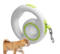 Dog Traction Rope Retractable, Automatic Telescopic Leash, Non Slip Dog Lead, Shock Absorption, Ergonomic Handle for Outdoor Hiking Night Walks Training, Purple, Orange, Green