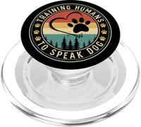 Dog Trainer Training Humans To Speak Dog PopSockets PopGrip para MagSafe