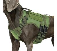 Dog Training Harness - Chaleco de viaje ajustable para pequeñas medianas y grandes breeds | No Pull Pet Control Gear with non-Slip Fit, Outdoor Accessory for Ejercise Hiking Running and Travel, 13,78