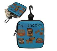 Dog Training Treat Pouch - Portable Waist Bag for Training and Walking | Multi Pocket Storage Organizer with Clip and Drawstring Closure, Hands Free Dog Treat Holder for Outdoor Camping Hiking Travel