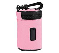 Dog Trash Bag Holder - Compact Poop Bag Dispenser | Lightweight Waste Pouch with Carabiner Clip for Travel, Hiking, Outdoor Walks, Parks, Shopping, Garden Use, Handy Cleanup Companion for Pet Owners