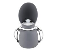 Dog Travel Bottle, Leakproof Water Bowl, 9.84x5.31 Inches, Portable Pet Feeder, PP Material, 800ml Capacity, Lanyard Included, Small Medium Large Puppy, for Outdoor Hydration