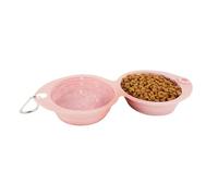 Dog Travel Bowl - Portable Water Bowl For Dog | Foldable Feeder Dish For Walking | 2 In 1 Food and Water Bowl | Pet Supplies For Puppies Kittens | Container