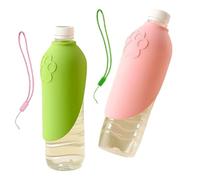 Dog Travel Water Bottle - 2-Piece Portable Pet Hydration Cup, Leakproof Dog Water Dispenser for Travel, Walking & Outdoor Use - for Small, Medium & Large Dogs, Hiking, Camping, Beach, Garden, RV & Boa