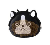 Dog Treat Bag - Silicone Pet Snack Storage Pouch 9.5x9.5x4cm | Waterproof Portable Reward Container for Training Walking Outdoor Travel Fanny Pack Style Pet Food Dispenser Durable Flexible Use
