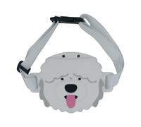 Dog Treat Bag With Magnetic Closure - Silicone Waist Bag For Pet Training | Adjustable Belt Leak-Proof Pouch, 200ml Dog Shape Treat Pouch For Training, Hiking, Adventures, Daily Walking, Travel, Pets