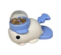Dog Treat Dispenser, Interactive Food Puzzle Toy, 8.27x5.51 Inches, Slow Feeder, Boredom-Reducing Enrichment Game, Ideal for Puppy, Cat Training, Playtime, Yellow/Blue/Pink/White