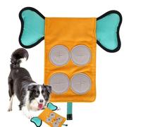Dog Treat Dispenser, Interactive Food Puzzle Toy, 9.06x7.76x1.18 Inches, Mental Stimulation Trainer, Anti-Boredom Enrichment Game, Sound-Enhanced Slow Feeder for Puppies Daily Feeding Play Session