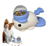 Dog Treat Dispenser, Interactive Food Puzzle Toy, Pets Slow Alimenter, Puppy Food Container, Enrichment Game for Training and Boredom, 8,27 x 5,51 pulgadas, White, Pink, Blue, Yellow