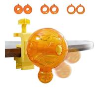 Dog Treat Dispenser - Interactive Treat Toy with Adjustable Clamp,Cat Feeder Toy Food Dispenser | for Table Indoor Living Room Daily Feeding Play Pet Training