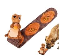 Dog Treat Dispenser Toy, Interactive Soft Squeaker, Puzzle Toy Sniff Mat with Hidden Pockets, Mental Stimulation Guard for Encouraging Skills, Slow Eating and Reducing Canine Boredom