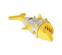 Dog Treat Dispenser Toy, Puppy Chewing Slow Feeder, Bite Resistant Shark Shape Design, Boredom Relief Portable Compact Ideal for Garden and Backyard, Interactive Training Fun