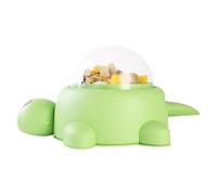 Dog Treat Dispenser Toy Turtle Shape Slow Feeding Puzzle Bowl 10.31x6.5x5 Inches Mentally Stimulating Enrichment Toy for Training Indoor Cats Small Animals Behavior Support
