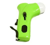 Dog Treat Dispenser with Button, Handheld Snack Shooter, PP Interactive Pet Training Reward Toy, Food Catapult Feeder for Fun Play with Kittens, Puppies, Pets, (Green/Blue/Red)