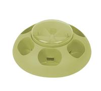 Dog Treat Puzzle, Slow Feeder Interactive Puzzle, Mental Stimulation Dog Toy, Dog Brain Food Dispenser, Training Enrichment Toy, Slow Feeder for Dogs, Cats (Orange, Green, Yellow)