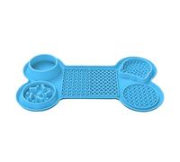 Dog Treat - Stable Puppy Licking Mats,Silicone Pet Feeding Pad Various Texture Designs For Healthy Eating Habits, Six-in-1 Partition Design Suitable For Other Pets, Doggy, Cat
