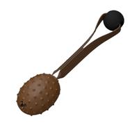 Dog Treat Toy, Coffee Bean Interactive Pull with Built in Toothbrush Bristles Teeth Cleaning Gum Massage, for Puppies and Small Dogs, Care, Chewing, Playing, Teething