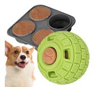 Dog Treat Toy Dispenser - popsicl Toys, Feeding Treat Ball | Trate el juguete de masticación para perros dispensadores con bandejas de silicona, congelación de elementos de entrenamiento de comida le