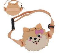 Dog Treat Training Pouch, Silicone Dog Shape, Cat Treat Pouch, Leak-Proof Fanny Pack, Pet Snack Pouch, Magnetic Closure, Adjustable Belt, Reward Pocket, Walk Training Pouch, Training Treats, portable