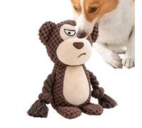 Dog Tug Of War Toy | Interactive Squeaky Fun Animal Chew Rope,Interactive Sound Stimulation Dog Rope Toys | For Reduce Boredom Family Time Friends Gathering Travel Beach Park Yard Home Garden Indoor