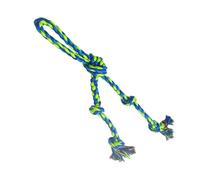 Dog Tug Rope, Heavy Duty Chew Toy, Interactive Pet Rope, Sturdy Bite Toy, Teething Training Aid, for Dogs Reduce Boredom Travel Beach Park Yard Home Garden Indoor Outdoor Play Fun Toys 52 x 2.5 x 2.5