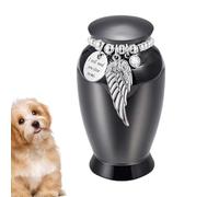 Dog Urns For Ashes (2.76 Inch) - Mini Cremation Urn For Pet Memorial | Metal Keepsake Container Fòr Cat Dog Puppy Ashes | Small Funeral Decoration Urn Fòr Home Shelf Display, Animal Remembrance Box