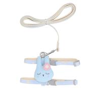 Dog Vest Harnesses Adjustable Easy to Wear Comfortable Puppy Pet Walking Harness Leash for Small Medium Dog for Daily Walks, Playtime, and Outdoor (Blue)